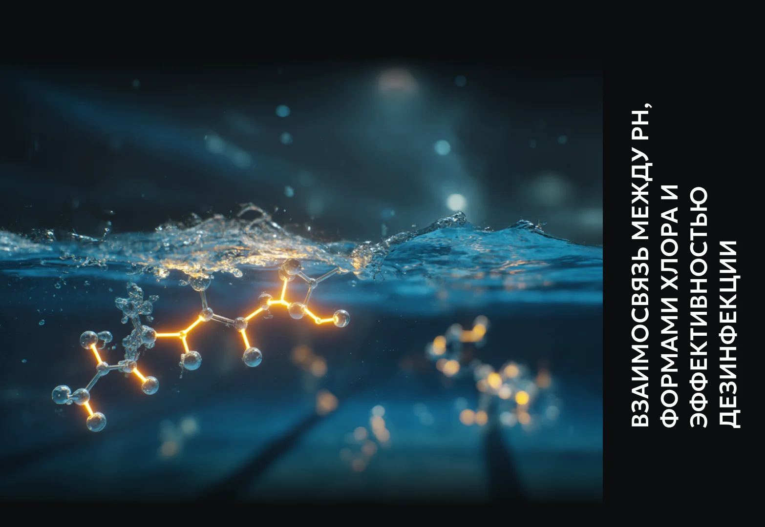 Взаимосвязь между pH, формами хлора и эффективностью дезинфекции