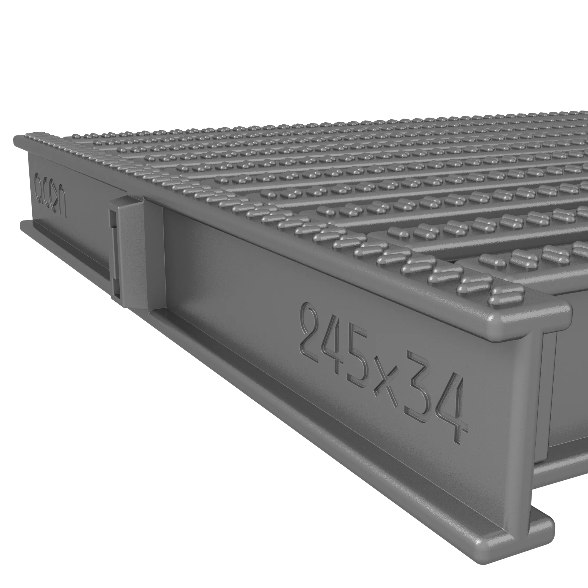 245х34 мм, цвет нержавеющая сталь, фото 3