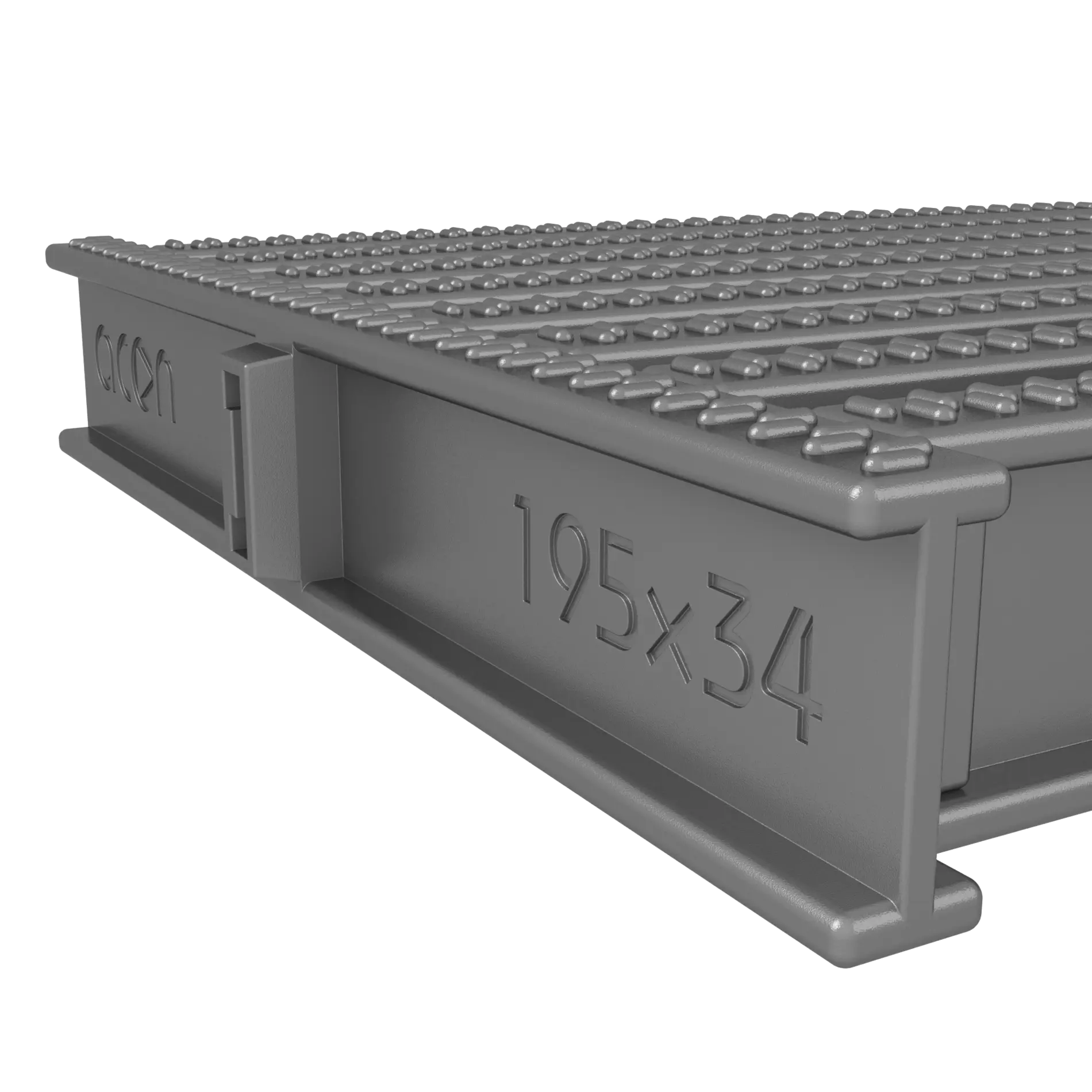 195х34 мм, цвет нержавеющая сталь, фото 1