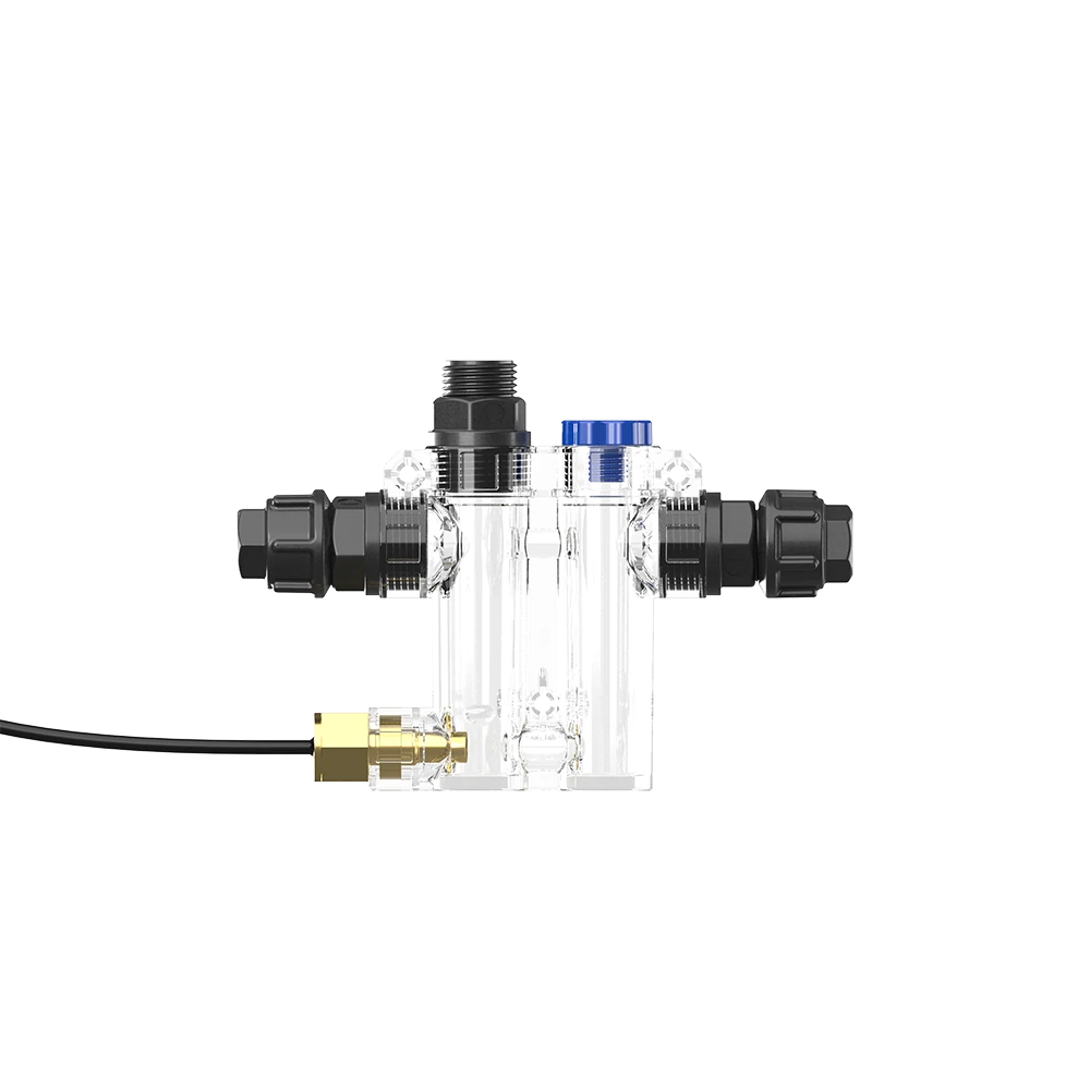 Пробоотборная ячейка с 1 заглушкой (датчик темп., 1 держатель электрода, 2 фитинга), фото 1