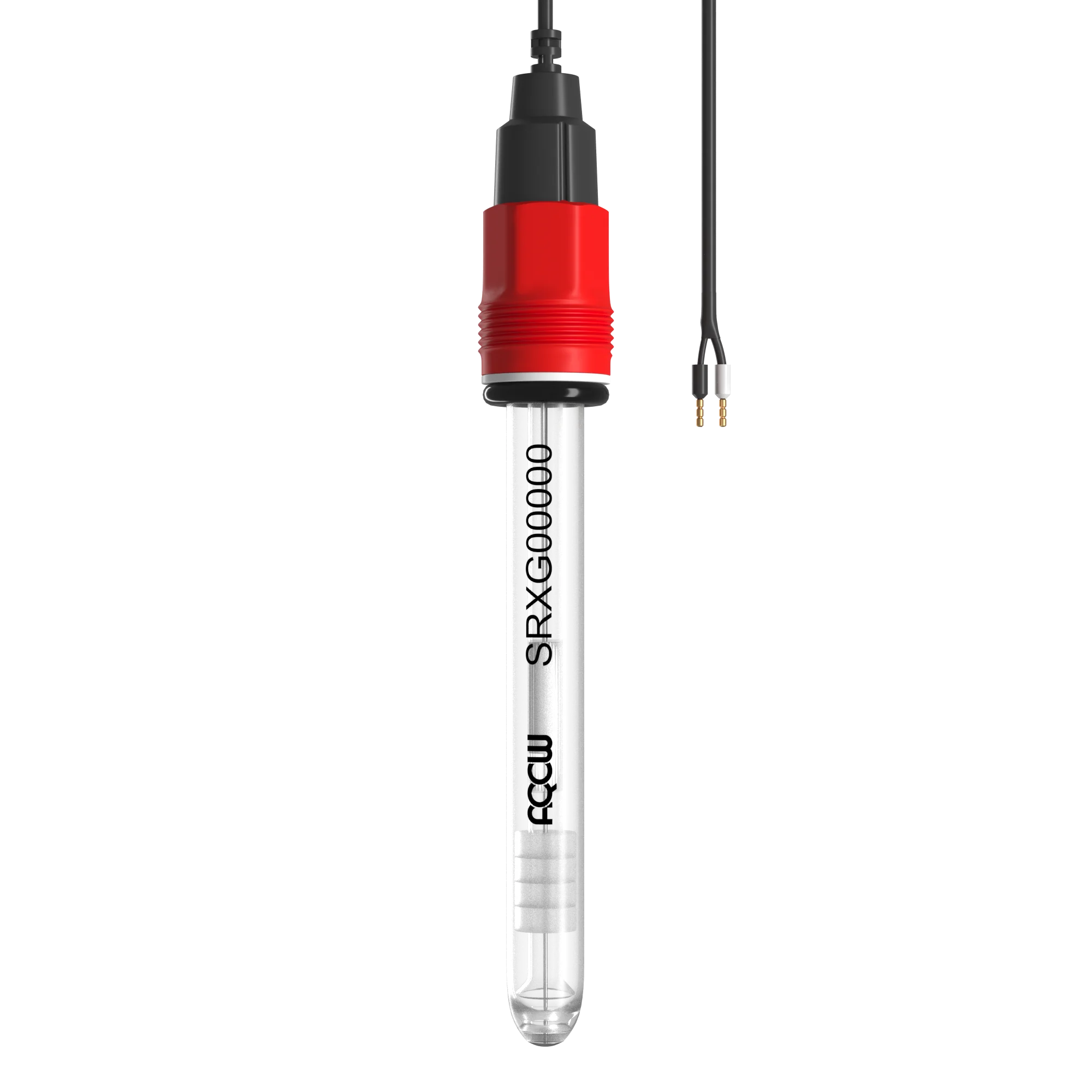 Стеклянный датчик-электрод Rx Ø12мм с кабелем 3м S7-зажимной контакт AQOW